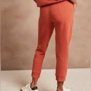 Banana Republic Orange Coral CLOUD FLEECE UTILITY JOGGER Sweatpants OBO XXL